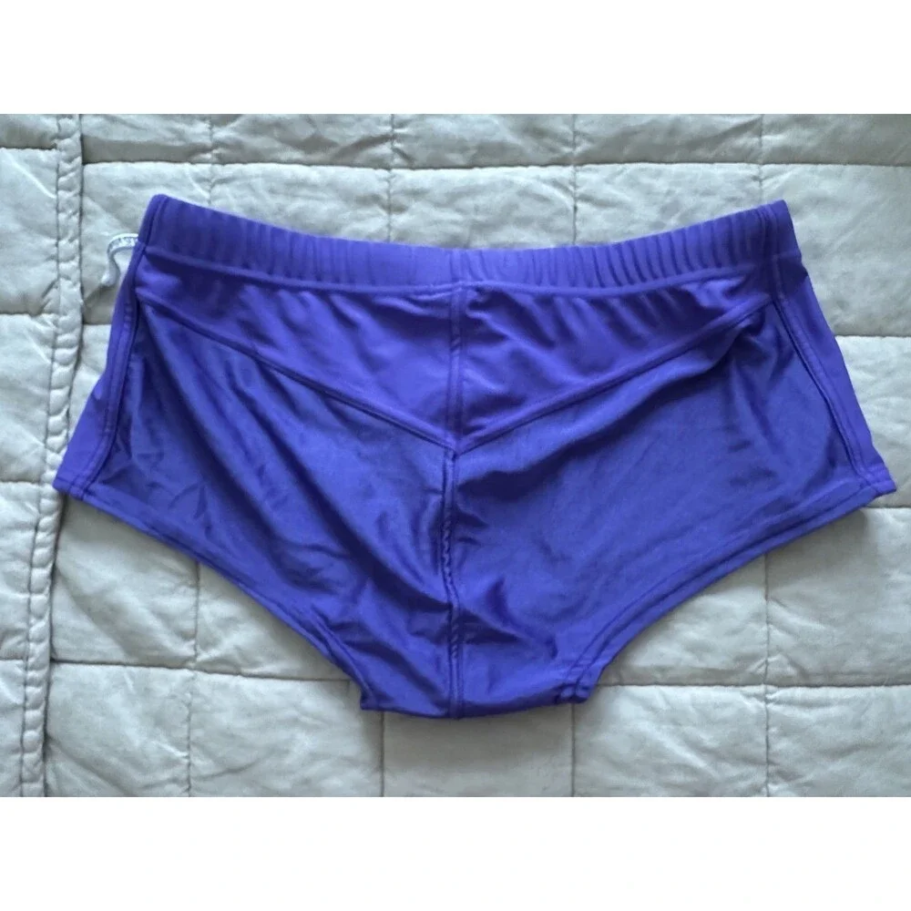 Modus Vivendi Men's Swimsuit Size Large Boxcut Swim Trunk Purple